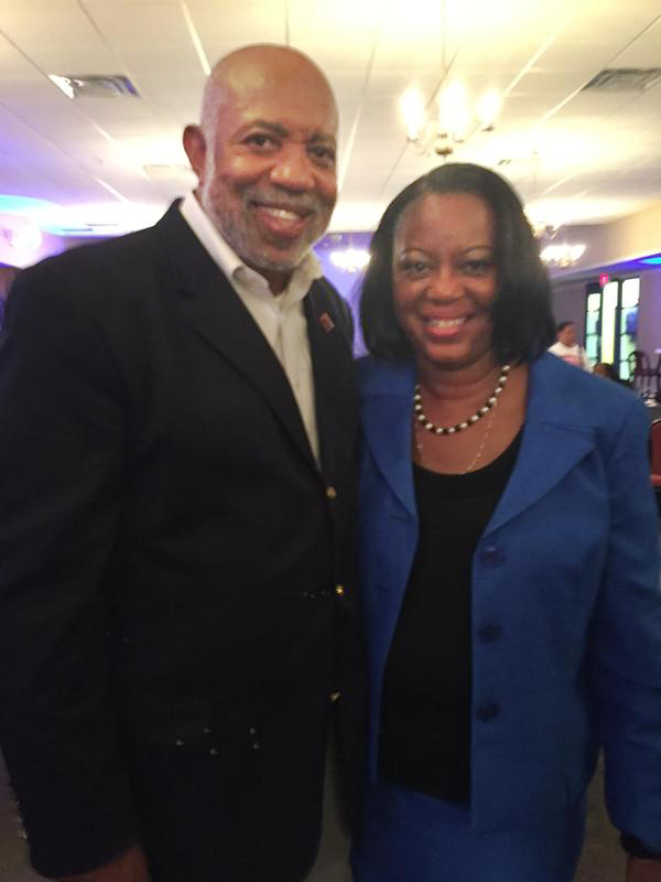 Commissioner Mereda Davis Johnson and me