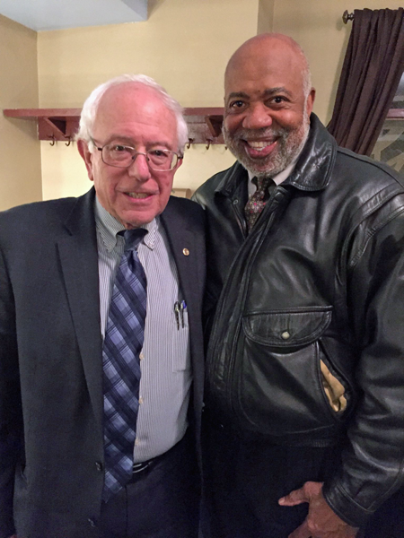 Bernie Sanders and Dewey McClain