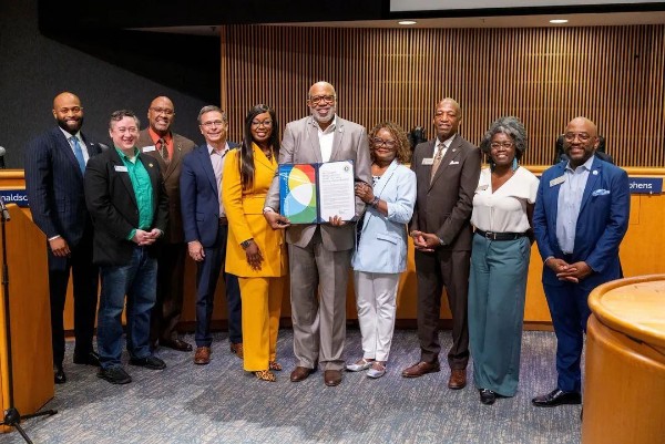 Dewey McClain being honored